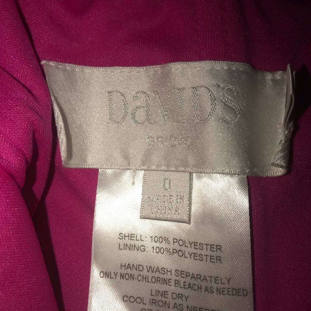 Pink davids bridal dress 💓